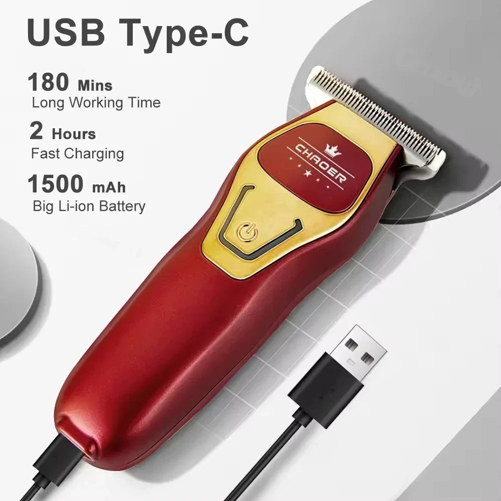 Mini Portable Professional Grade Powerful Electric Hair Clipper