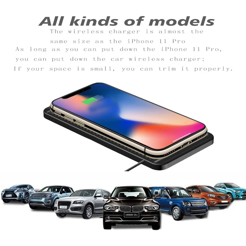 ワイヤレス車載充電器（充電パッド）