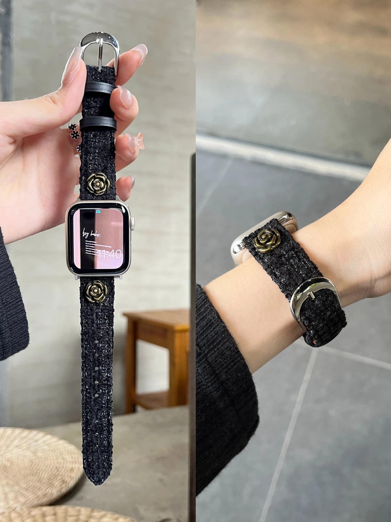 ヴィンテージデニム Apple Watchバンド