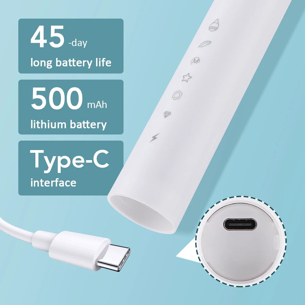 6 Mode Electric Toothbrush