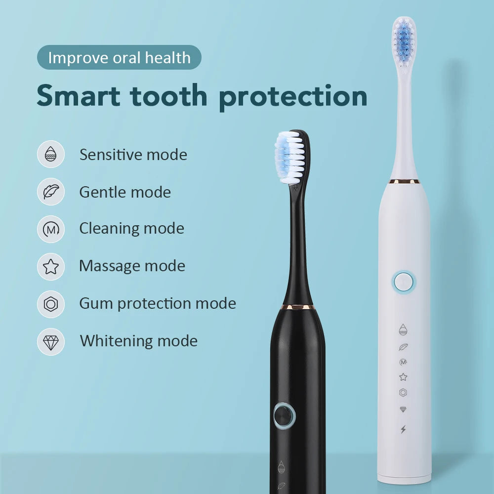 6 Mode Electric Toothbrush