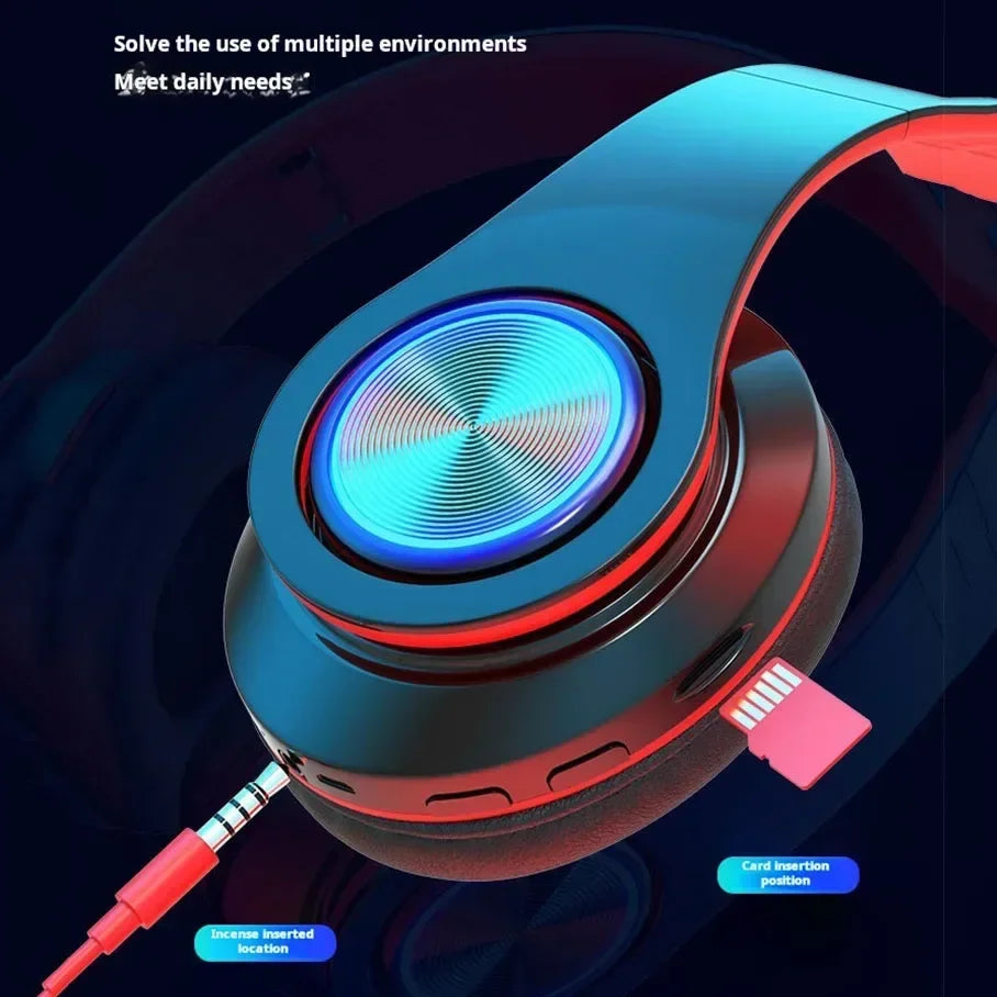 ゲーミングヘッドホン Bluetooth サラウンドサウンド ステレオ