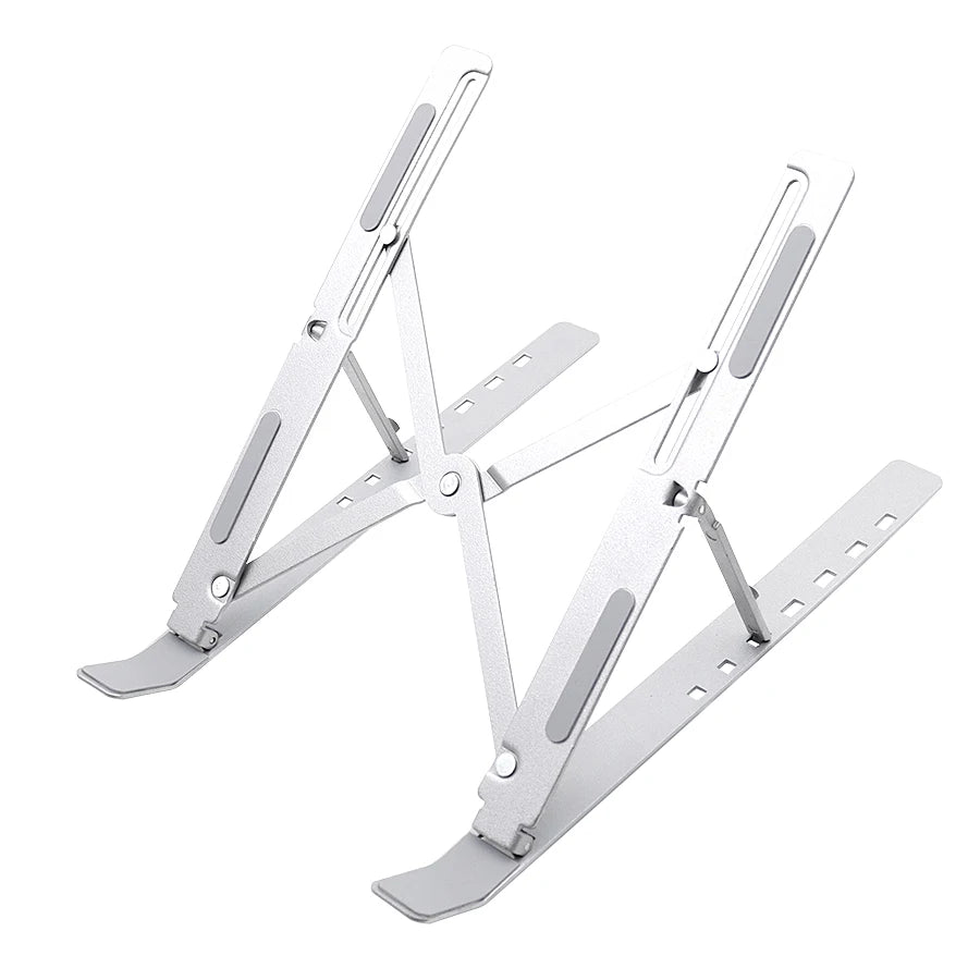 アルミニウム製調整可能ノートパソコンスタンド