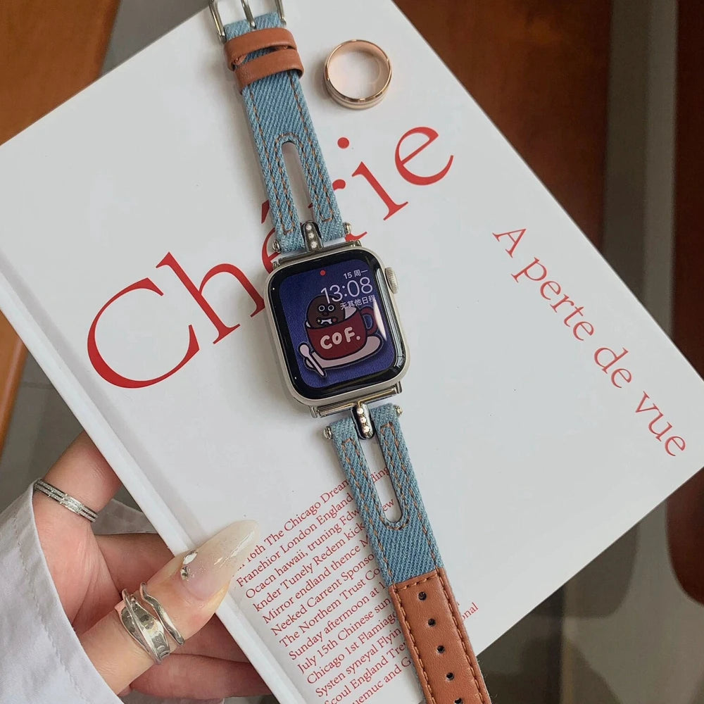 ヴィンテージデニム Apple Watchバンド