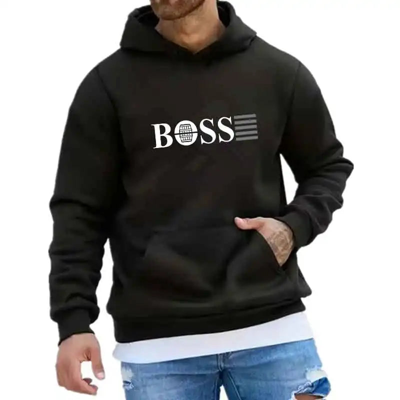BOSS连帽运动衫