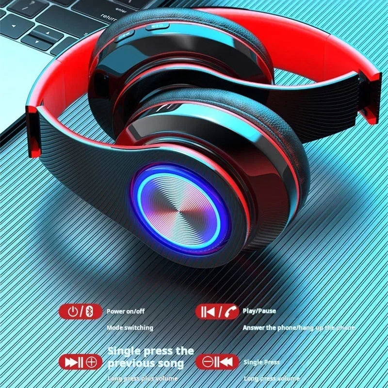 ゲーミングヘッドホン Bluetooth サラウンドサウンド ステレオ