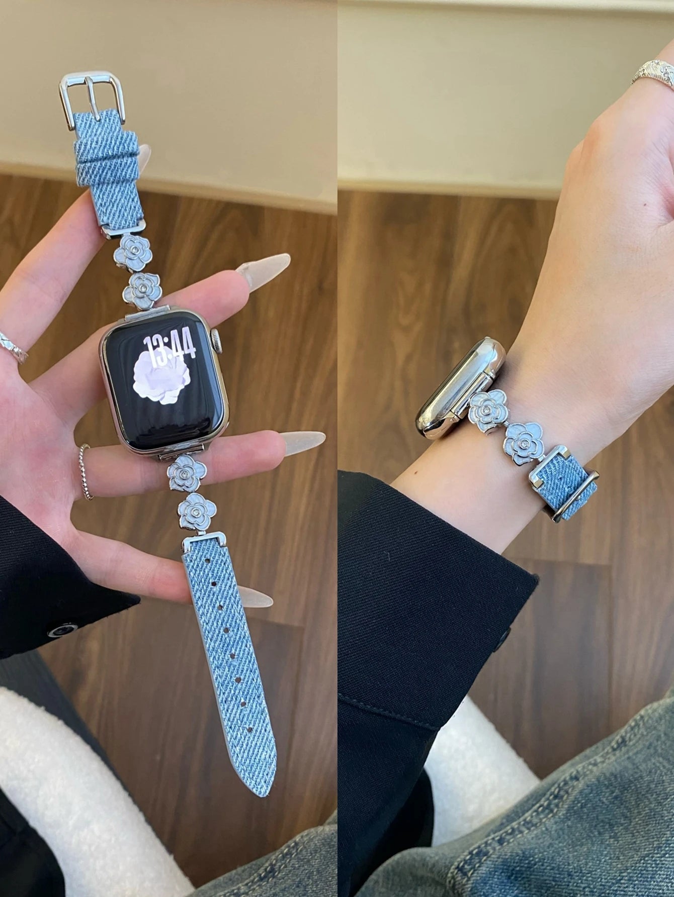 ヴィンテージデニム Apple Watchバンド