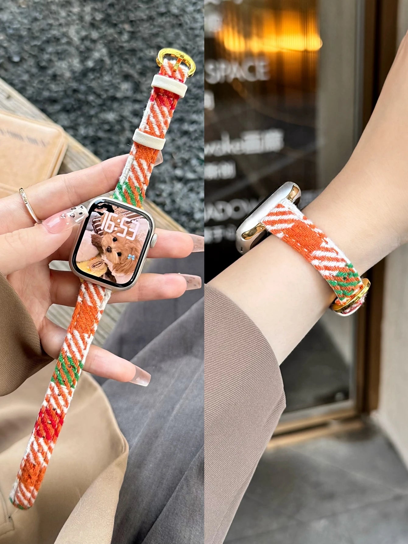 ヴィンテージデニム Apple Watchバンド